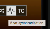 GrandVJ beat synchronization playmode