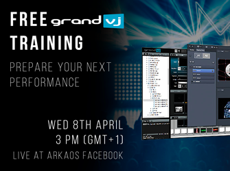News about free training GrandVJ at 8th April